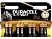 Duracell Plus Power AA/LR6/1.5V Alkaline Batteries x 8